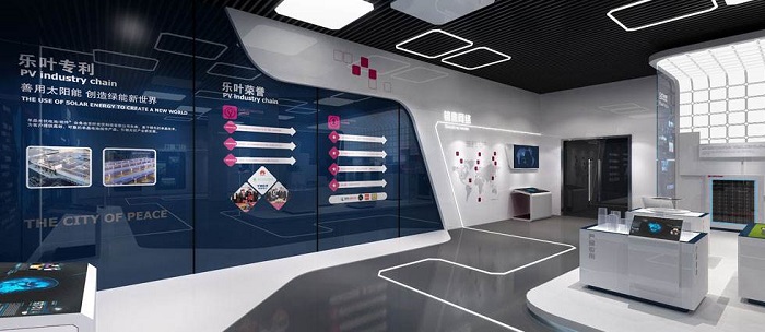 企業(yè)展廳設計效果圖,企業(yè)展廳設計方案